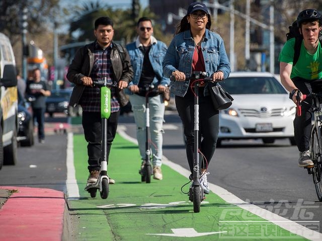 共享经济模式 在旧金山等城市，共享滑板车快要统治街头了-1.jpg