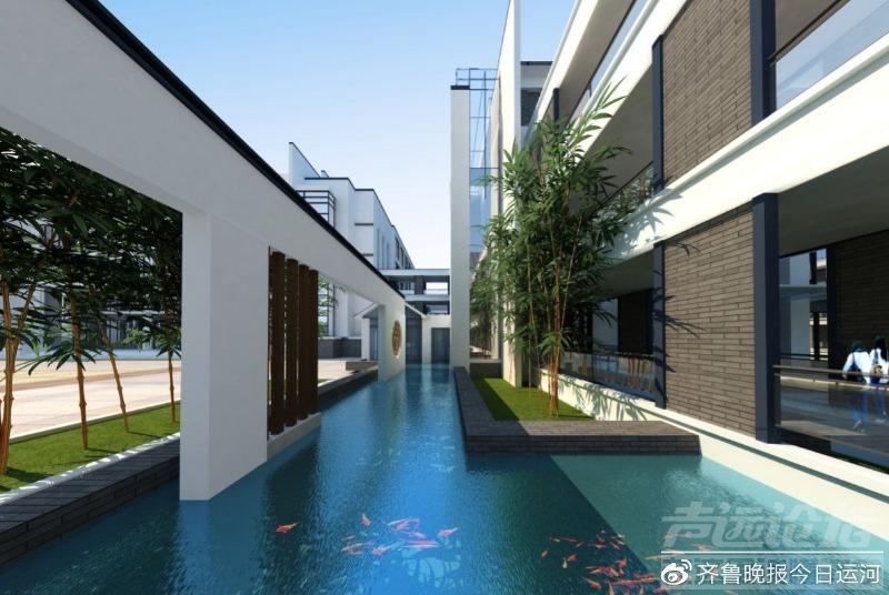 院落式布局，济宁太白湖新区尚书中小学开工建设-1.jpeg