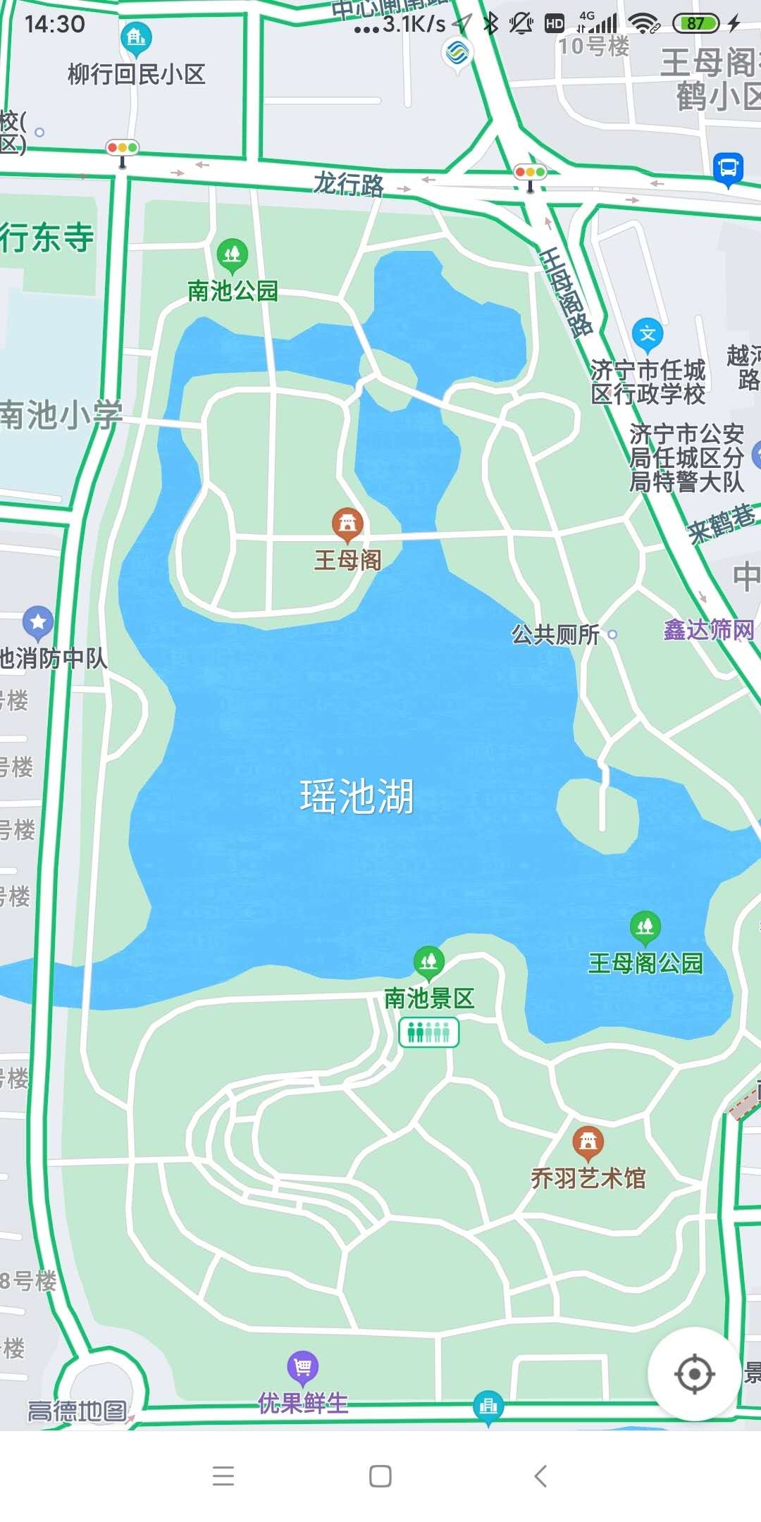 南池公园平面图