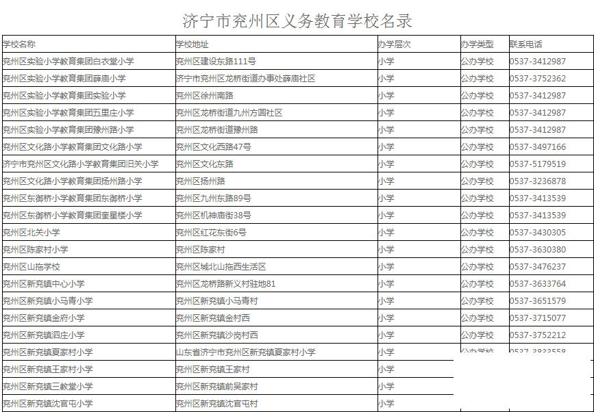 兖州区义务教育学校名单公布！-4.jpg