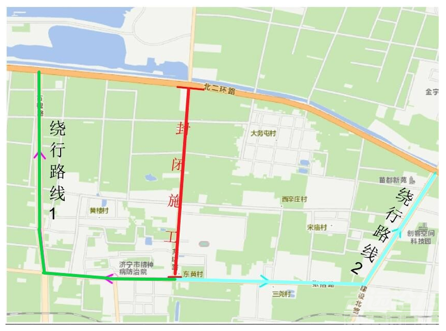 注意绕行！共青团路北延高铁连接线项目道路封闭施工-3.png