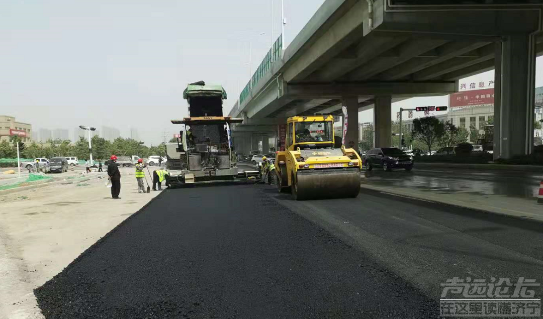 大干热潮！内环高架地面道路全面展开沥青铺装施工-3.png