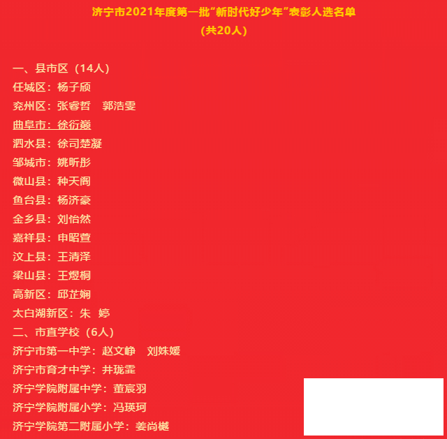 九巨龙喜讯：曲阜夫子学校徐衍巅获市首批“新时代好少年”称号-2.png