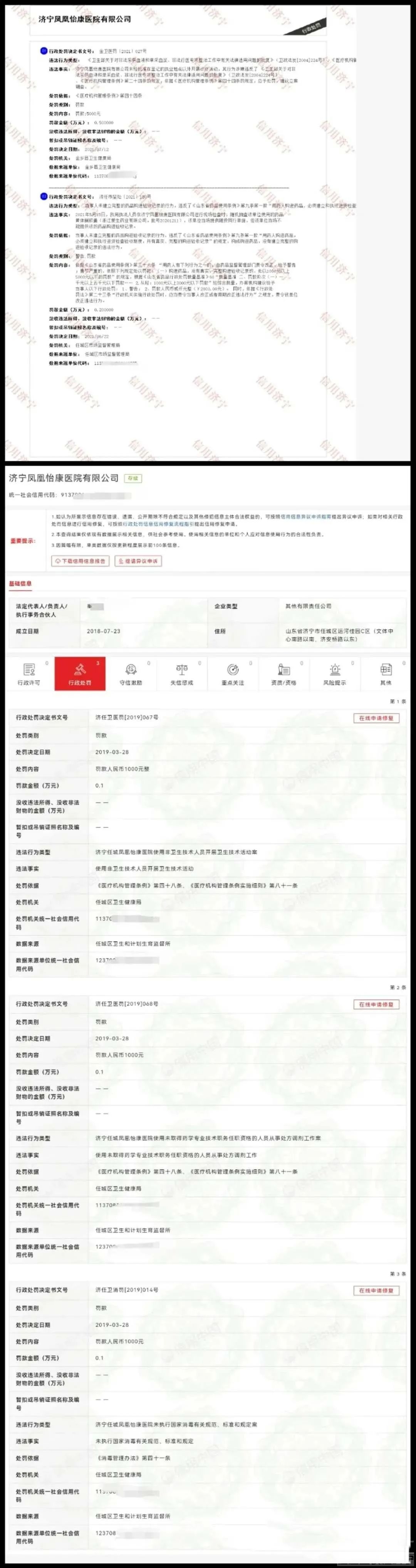 济宁某医院被罚款！-1.jpg
