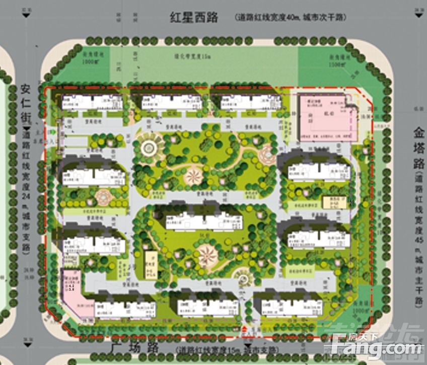 济宁立国如意花园项目规划获批前公示 设计694户-1.jpg