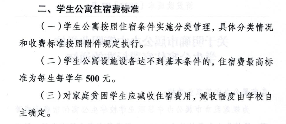 济宁市学生宿舍最新配置标准，及收费标准，最新出的标准，6月份生效！-2.jpg