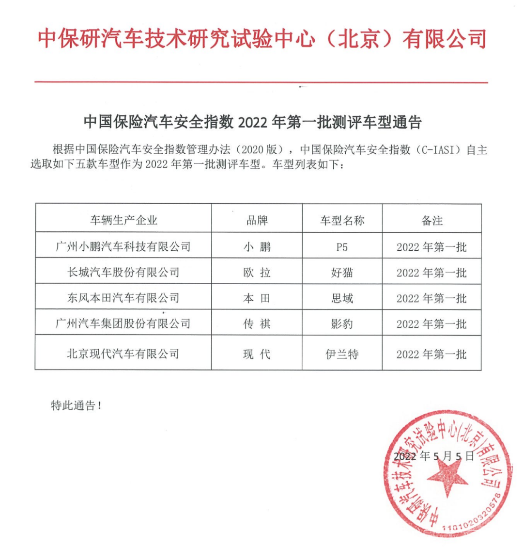 全是热门车，中保研首批碰撞车型公布-1.jpg