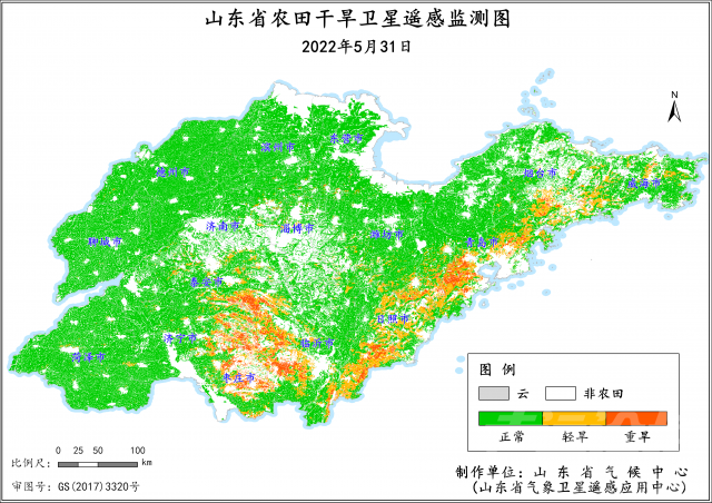 山东省气象局：山东7市存在重度农业干旱风险-1.jpg