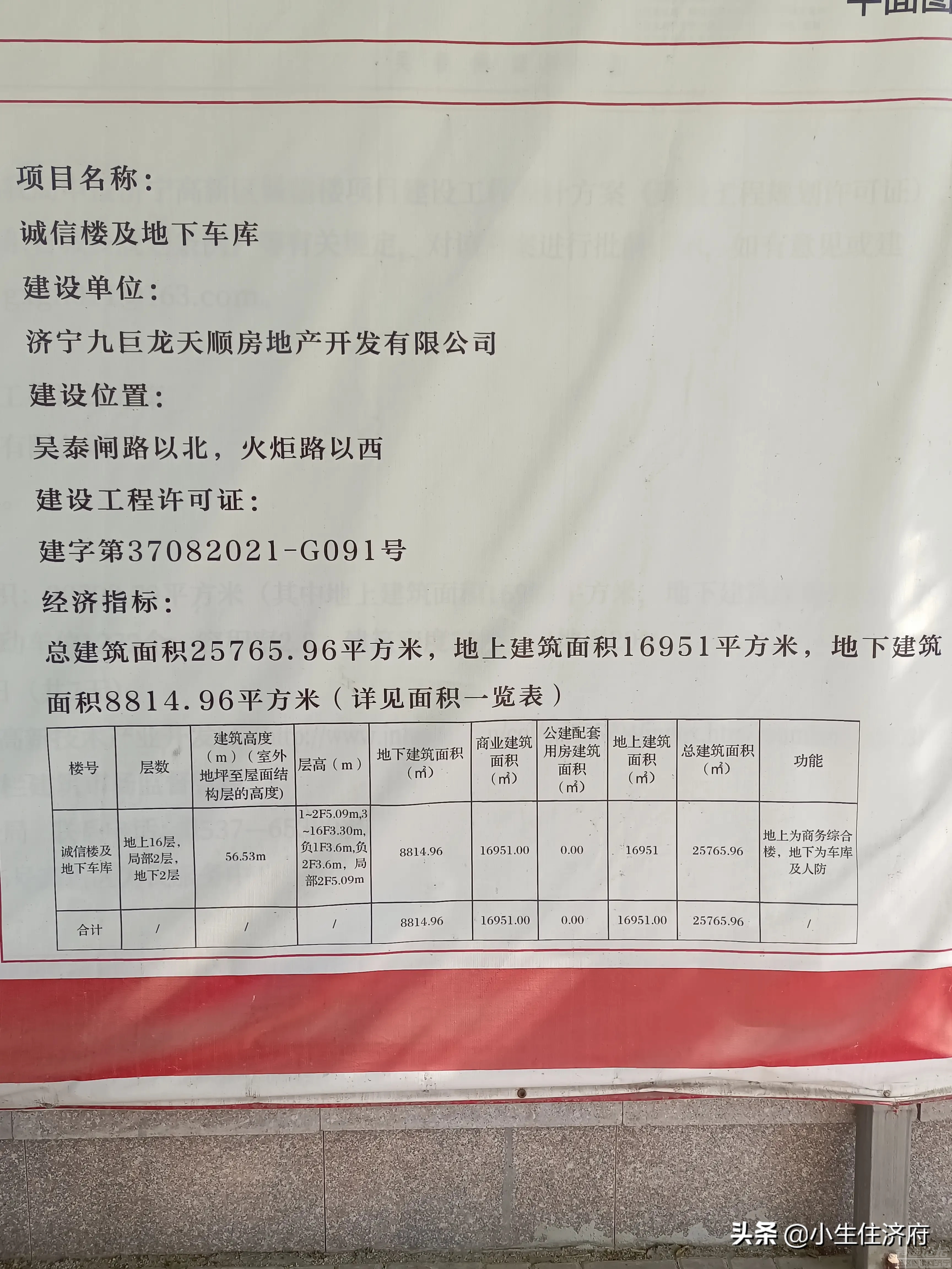 济宁市吴泰闸路这一区域建筑已开发齐备！诚信大厦，中玮名门建设正酣！-7.jpg