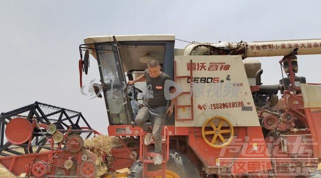 河南95后农机手夫妻逐麦记：一路北上已到山东，日收入近万元-3.jpg