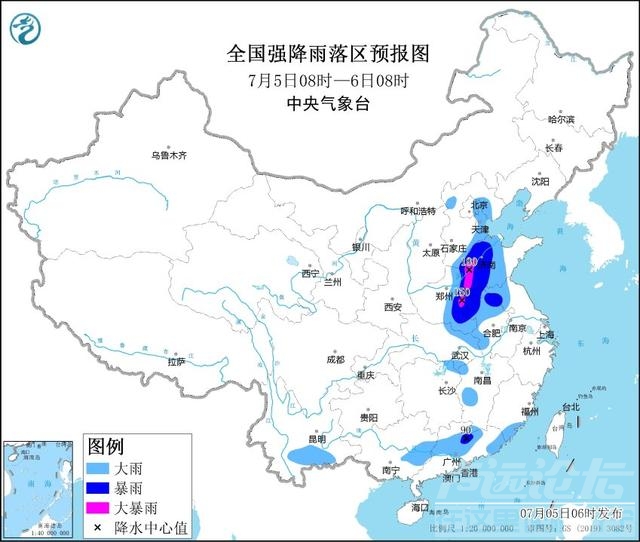 暴雨蓝色预警继续：山东河南等地局部地区有大暴雨-1.jpg