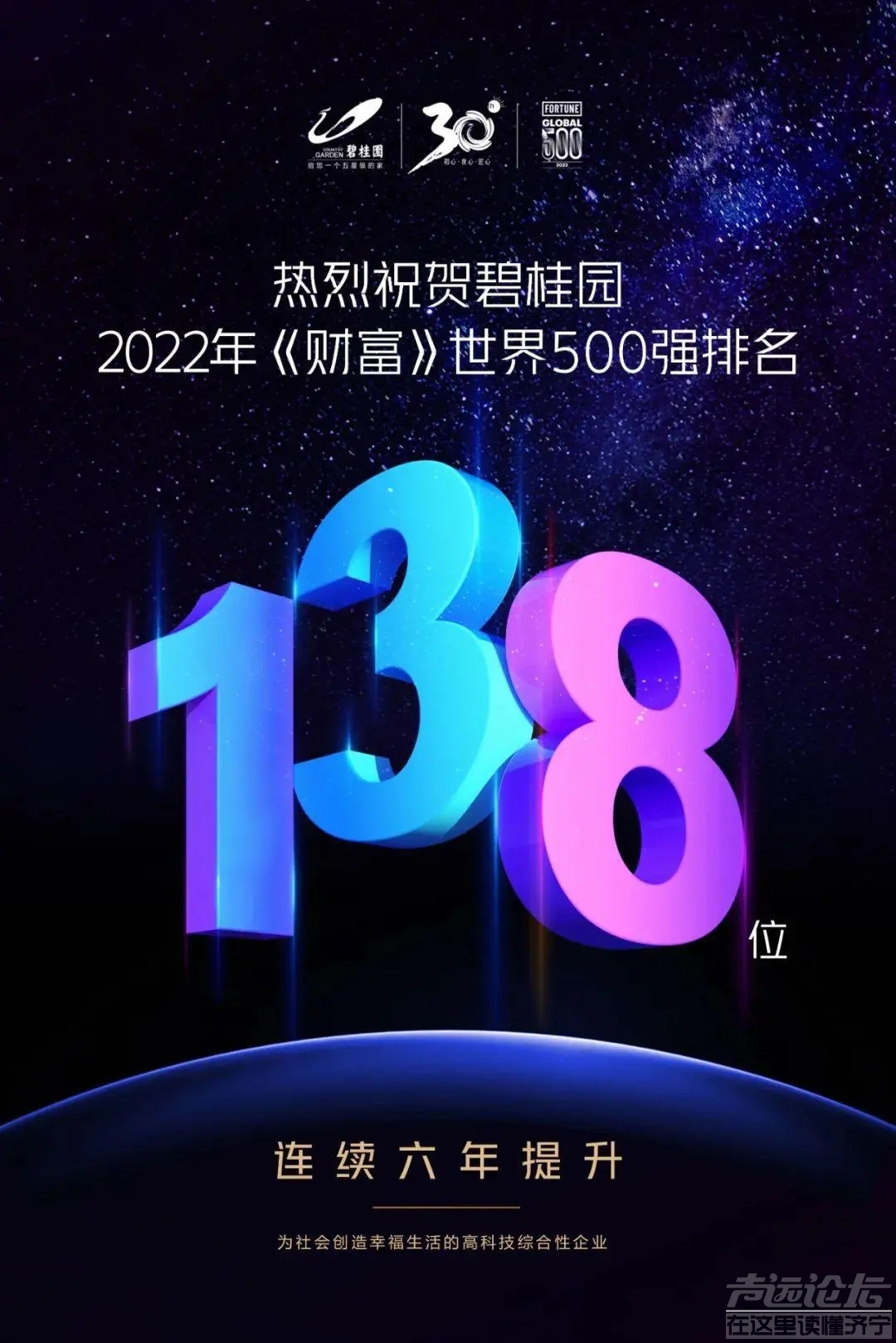 碧桂园《财富》世界500强排名第138位，连续六年提升-1.jpeg