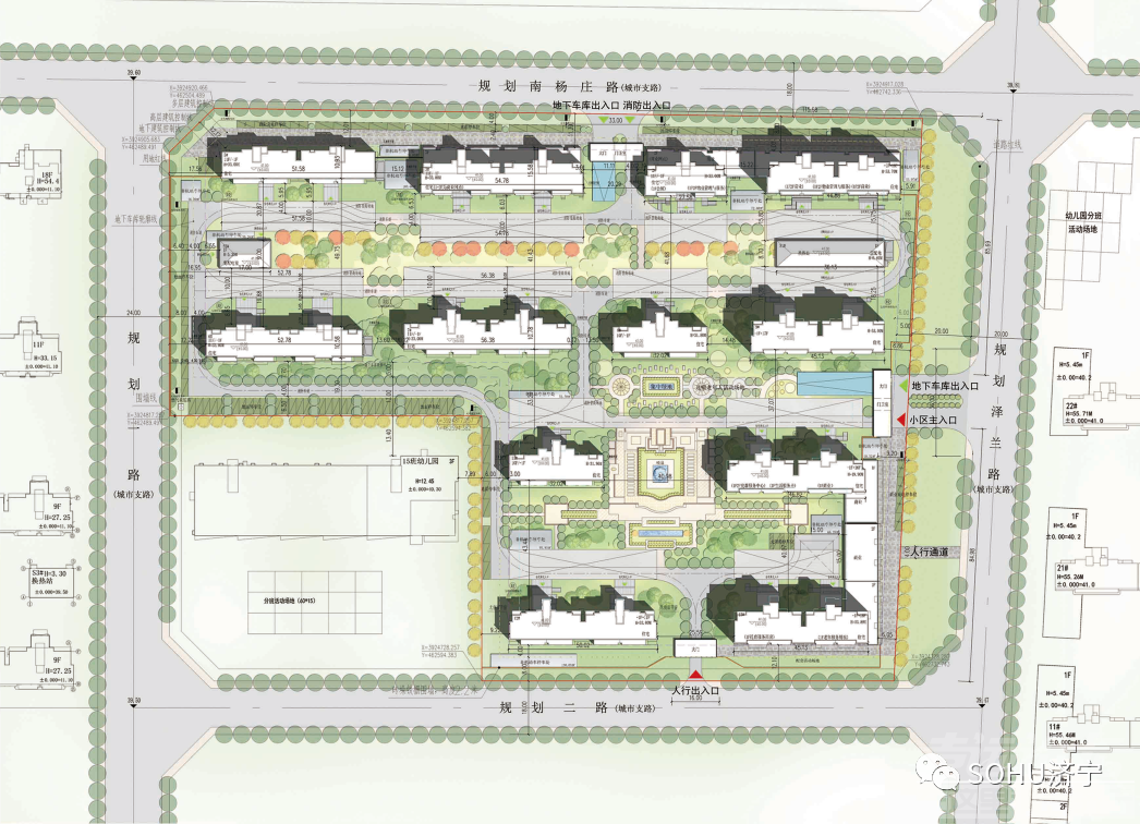 设计居住529户！任城区一商住项目获批-1.jpg