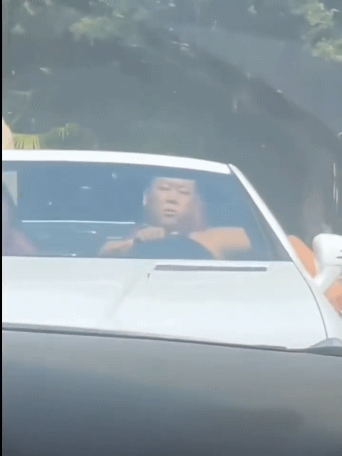 游客三亚按喇叭被黑社会恐吓，吓得举手道歉，第二个龙哥？-7.jpg