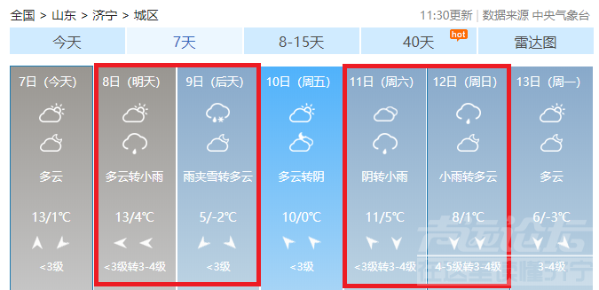 雨雪天气来袭，冷空气即将登陆济宁-1.jpg