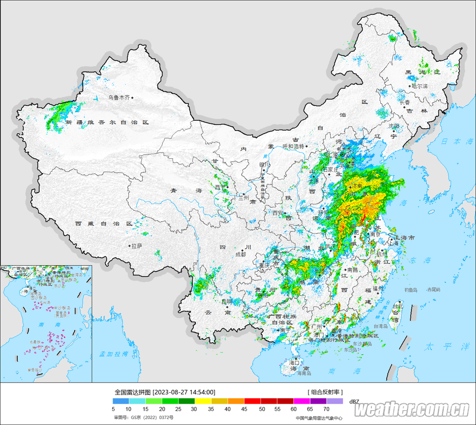 全国雷达拼图