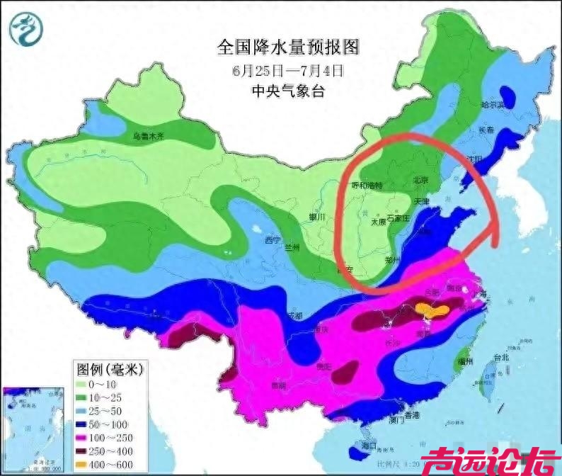 后天28号强降雨区转移确认，暴雨分布如下地区，山东河南喜迎暴雨-1.jpg