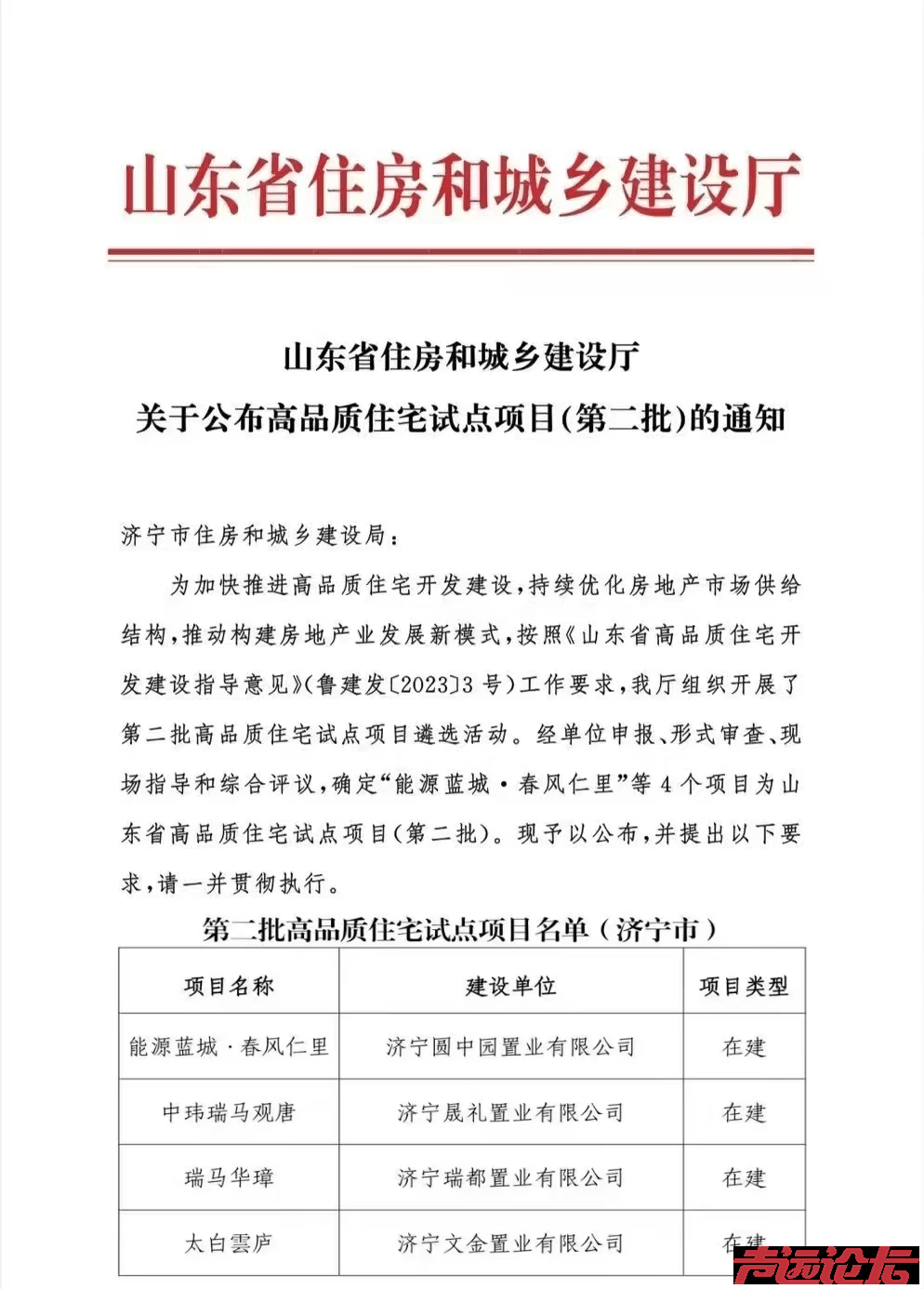 济宁市四个项目荣膺高品质住宅试点，看看有你家吗？-1.jpg