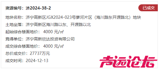 占地约598亩，成交价20.5亿元！济宁城区14宗土地成功出让-7.jpg