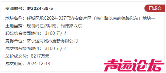 占地约598亩，成交价20.5亿元！济宁城区14宗土地成功出让-19.jpg