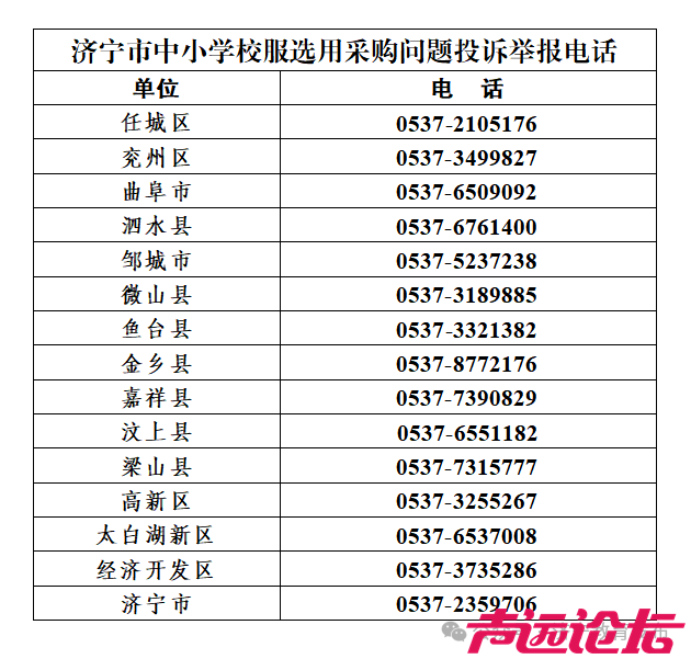 济宁市中小学校服选用采购问题投诉举报电话-1.jpg