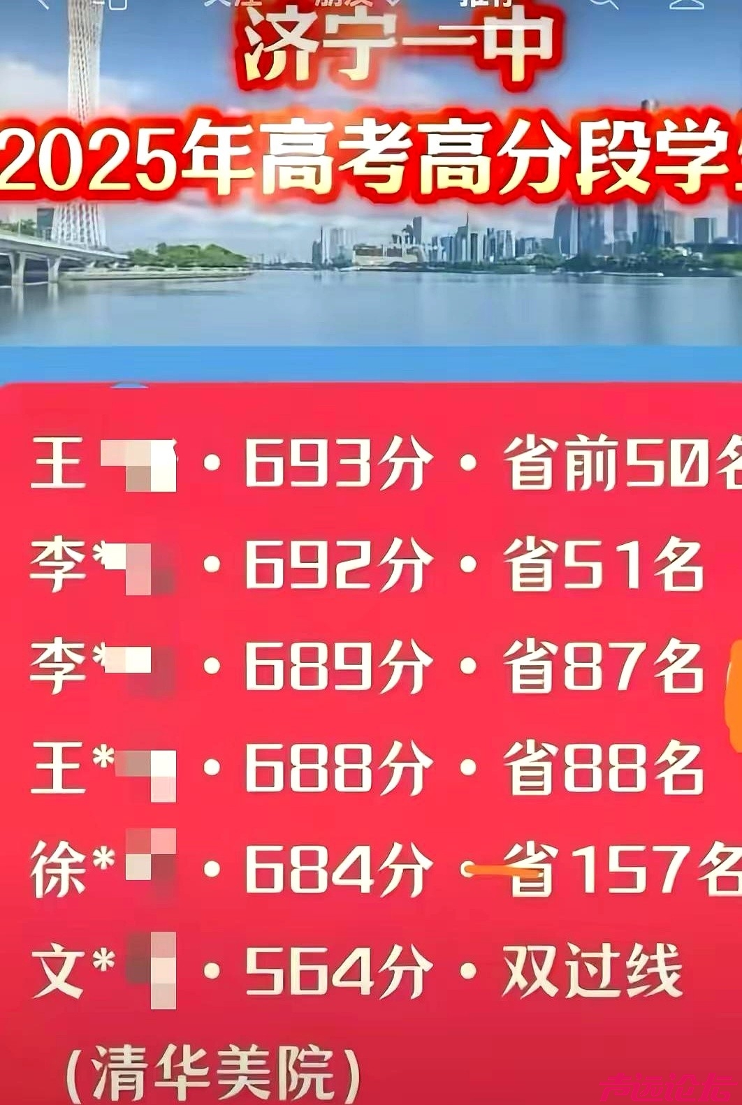 济宁一中今年真杀疯了！本科上线率96.8%，600分以上65人刷历史纪录！-1.jpg
