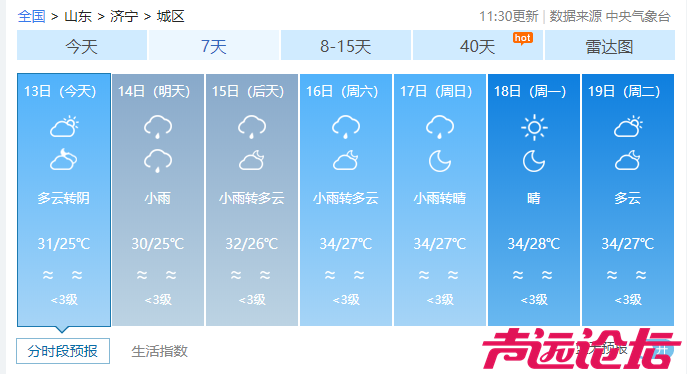 雨雨雨雨！山东多地将迎大到暴雨，济宁连续4天有雨！-2.jpg