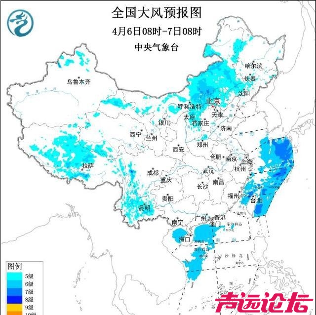 山东！新一轮降雨中心确定，4月8日天气，中雨小雨雷阵雨分布如下-5.jpg