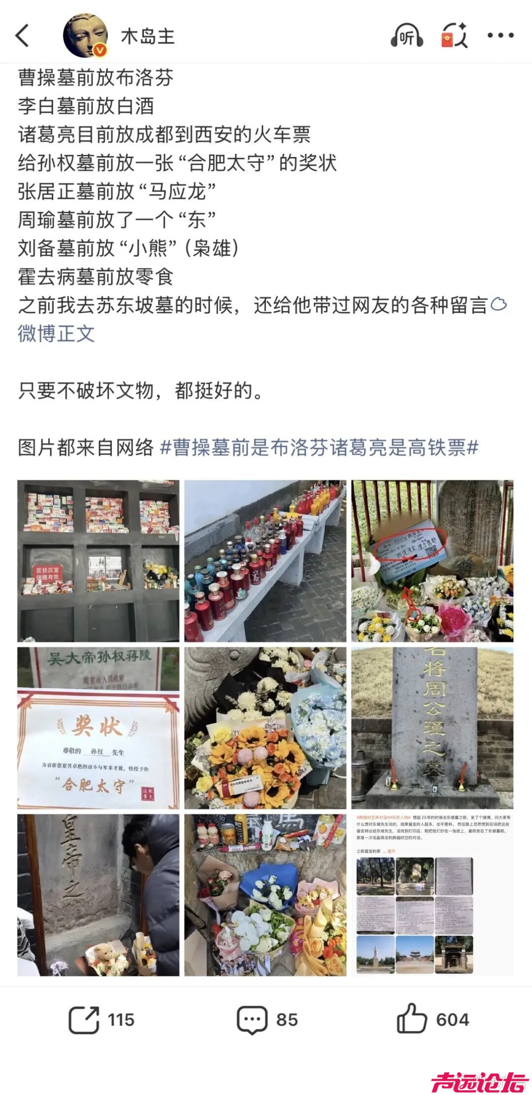 曹操墓前摆满布洛芬，这届年轻人重新定义扫墓-6.jpg