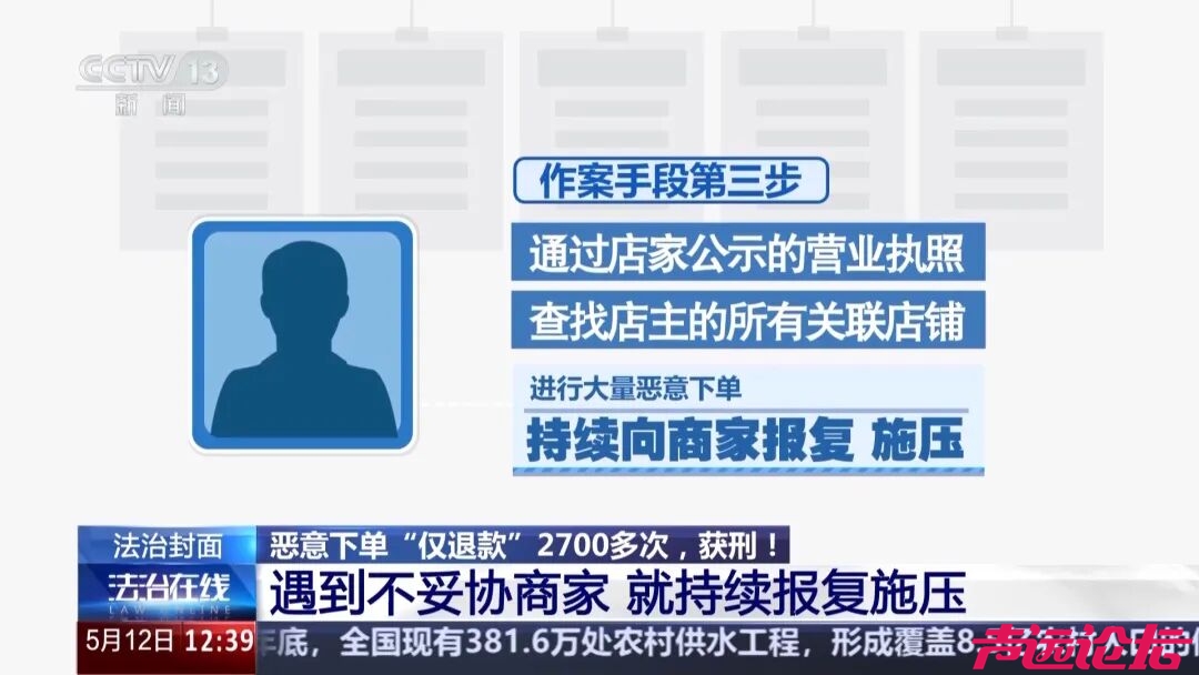 央视曝光：陈某借“仅退款”薅商家羊毛，遭拒后恶意下单并索要“和解费”-4.jpg
