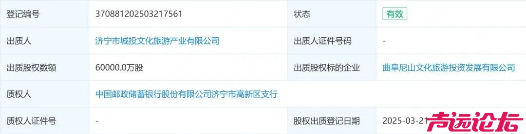 曲阜尼山文旅：张强杨海涛分任董事长总经理，两股东出质一股东被执行-5.jpg